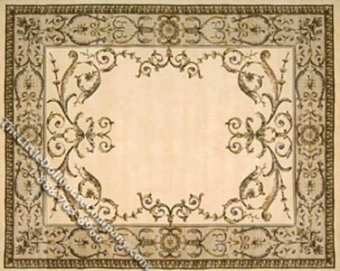 (image for) Dollhouse Scale Model Small Sized French Style Rug
