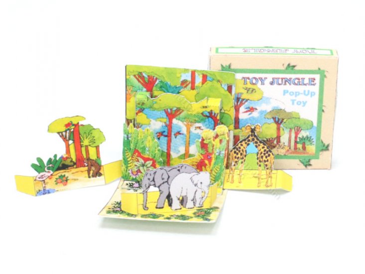 (image for) Miniature Pop-Up Toy Jungle in a Box