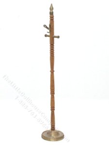 (image for) Miniature Handmade Coatrack for Dollhouses