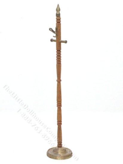 (image for) Miniature Handmade Coatrack for Dollhouses