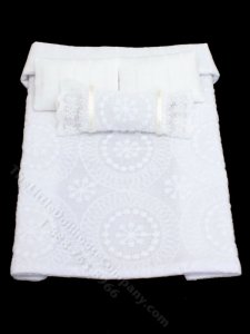 (image for) Miniature White Double Bedsheets & Pillows by Designs by Janet