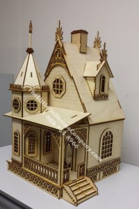 (image for) Half Scale Jasmine Gothic Victorian Cottage Laser Cut Kit