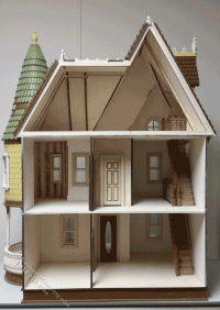 (image for) Mirabella Victorian Mansion Laser Cut Dollhouse Kit