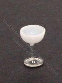 (image for) Miniature White Coupe Glass