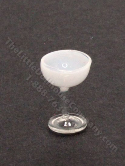 (image for) Miniature White Coupe Glass