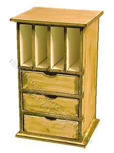 (image for) 1:24 Scale Miniature Scribe's Storage Kit