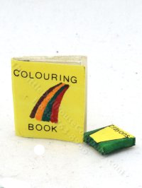 (image for) Miniature Colouring Book and Crayons