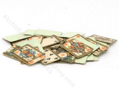 (image for) Miniature Oversized Vintage Playing Cards