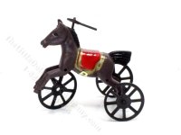 (image for) Miniature Horse Ride-On Tricycle for Dollhouses