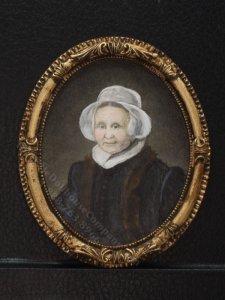 (image for) Miniature Handpainted Rembrandt van Rijn 'Aeltje Uylenburgh'