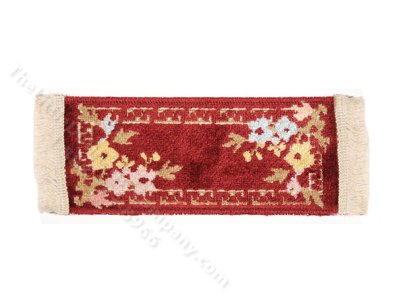 (image for) Miniature Peking Rug for Dollhouses - Maroon