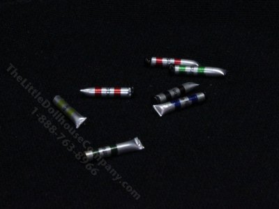 (image for) Miniature Oil Paint Tubes for Dollhouses (1/pk)