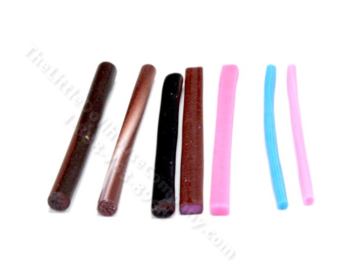 (image for) Miniature Plain Candy Cane for Dollhouses