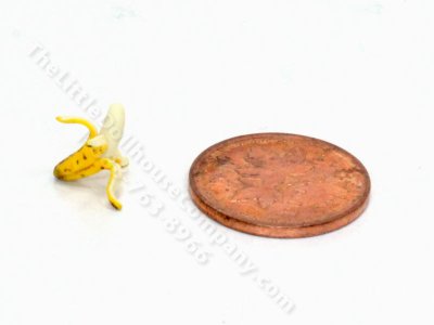 (image for) Half Scale Miniature Model Peeled Banana by Charlotte Willmott
