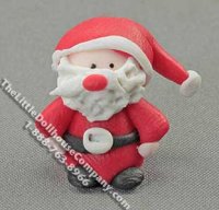 (image for) Miniature Santa Statuette for Dollhouses