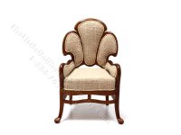(image for) Miniature Art Nouveau Armchair, Walnut