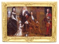 (image for) Miniature 18th Century Portrait Framed by Judith Blondell