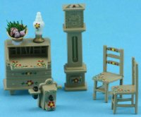 (image for) 1/4" Oak Den Set