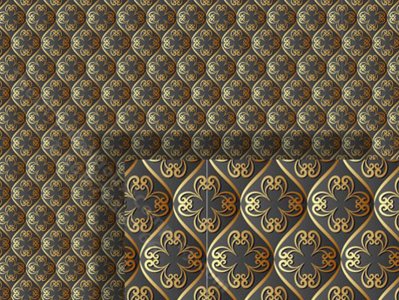 (image for) 1/2 Scale Wallpaper for Dollhouses