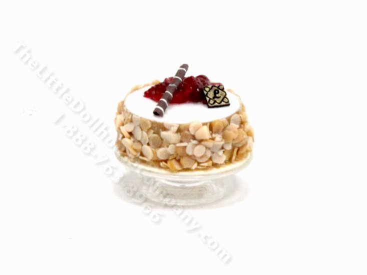 (image for) Miniature Round Almond Cake for Dollhouses