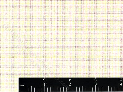 (image for) Pink and Yellow Plaid Wallpaper