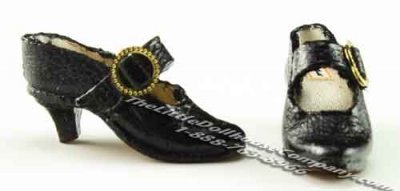 (image for) Miniature Leather Ladies Shoes by Judith Blondell for Dollhouses