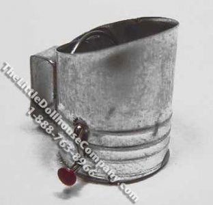 (image for) Miniature Tin Flour Sifter for Dollhouses