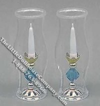 (image for) Miniature Candlestick with Hurricane Shade for Dollhouses (2/pk)