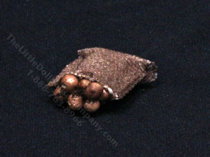 (image for) Miniature Sack of Potatoes for Dollhouses