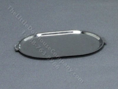 (image for) Miniature Oval Silver Tray