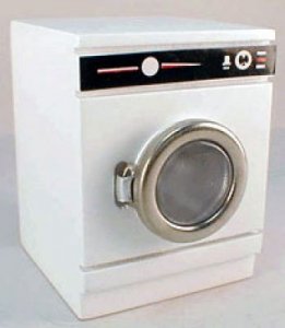 (image for) Dollhouse Scale Model Laundry Room Dryer