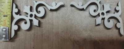 (image for) Miniature Porch Corner Post Bracket 02