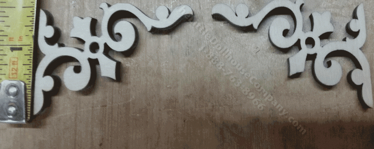 (image for) Miniature Porch Corner Post Bracket 02