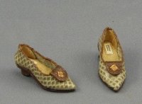 (image for) Miniature Scaled Leather Kitten Heels by Judith Blondell
