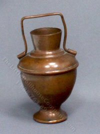 (image for) Miniature Large Copper Urn for Dollhouses
