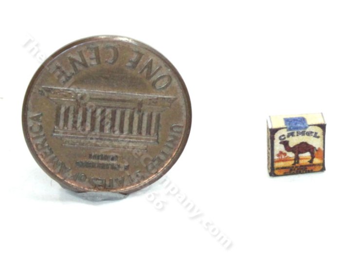 (image for) Miniature Pack of Camel Cigarettes for Dollhouses