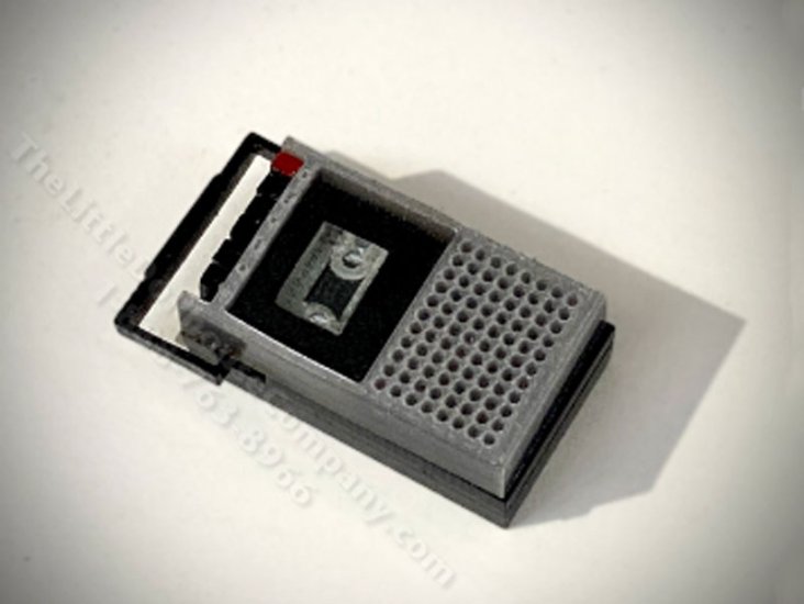 (image for) Miniature Casset Tape Player for Dollhouses