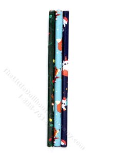 (image for) Miniature Set of 3 of Holiday Gift Wraps