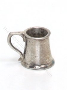 (image for) Miniature Sterling Silver Tankard w/ Curved Handle by Don Henry
