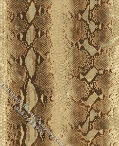 (image for) Brown Python Print Pattern Miniature Wallpaper for Dollhouses