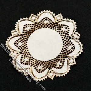 (image for) Miniature Laser Cut Doily for Dollhouses