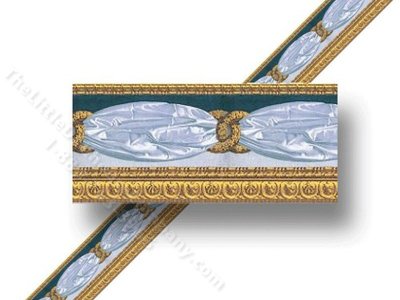 (image for) 1:24 Scale Dollhouse Wallpaper Border