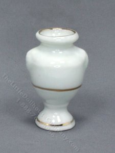 (image for) Miniature White Vase for Dollhouses