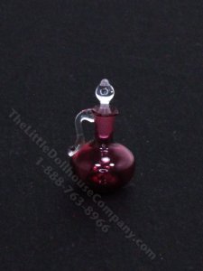 (image for) Handmade Miniature Glass Decanter for Dollhouses