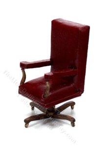 (image for) Miniature Replica Barack Obama Office Chair for Dollhouses