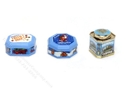 (image for) Miniature Set of Tins by Bodo Hennig