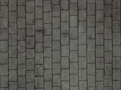 (image for) Dollhouse Scale Model Wallpaper Grey Brick