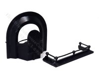 (image for) Miniature Fireplace Insert and Fender Set for Dollhouses - Black & Silver