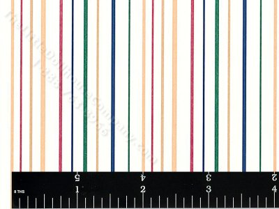 (image for) Hunter Stripe Pattern Miniature Wallpaper for Dollhouses