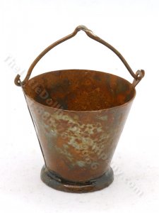 (image for) Miniature Rusted Metal Bucket